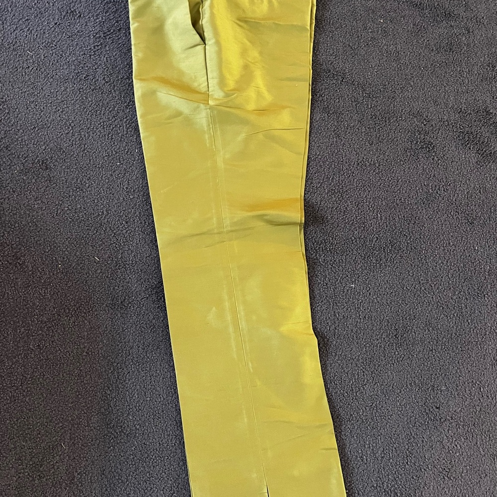 Ann Taylor Women’s apple yellow taffeta Pants